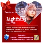 Final Fantasy Record Keeper Valentine Event Lightning | Screenshot