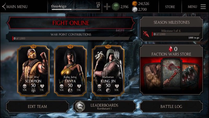 Mortal Kombat X Update | Screenshot