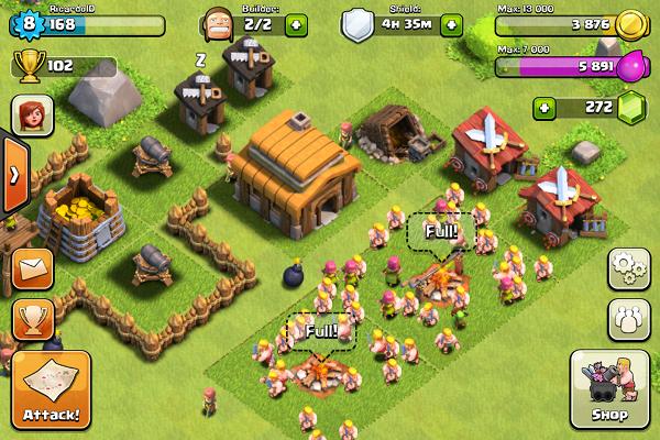 GAME ANDROID : CLASH OF CLANS