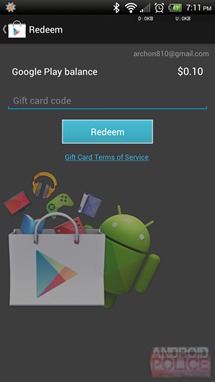 google play card balance