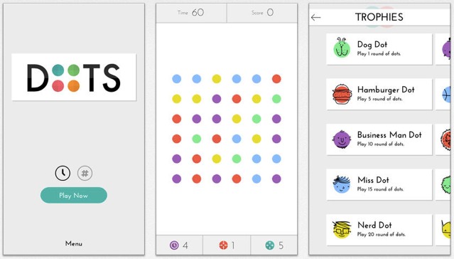 Missing dots. Missing dots