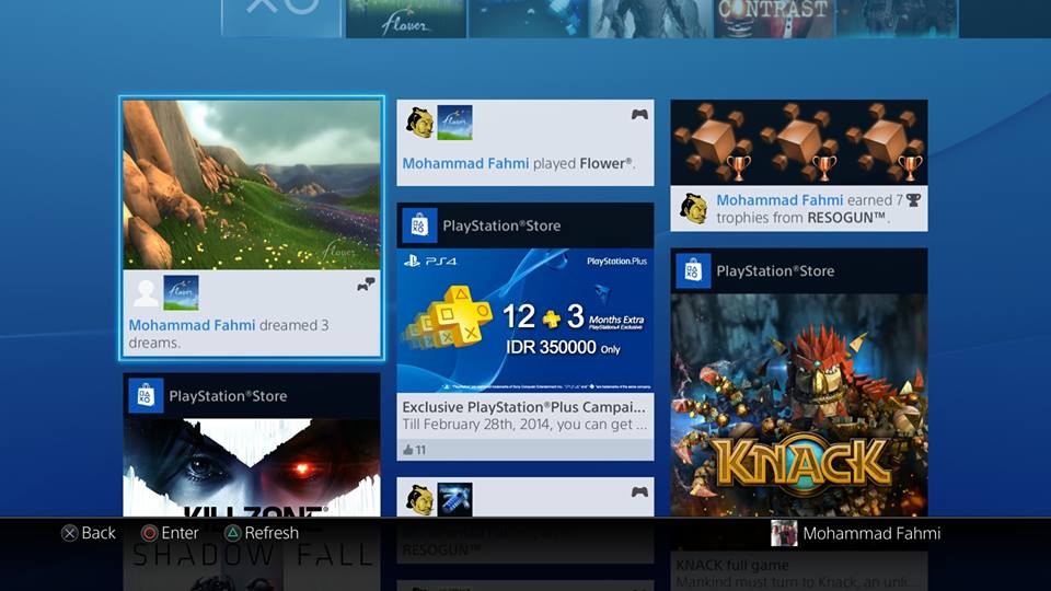 PlayStation 4 Menu - Screenshot | Review