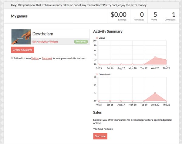 Itch.io - Solusi Emas Untuk Mencari Dan Menjual Game Indie
