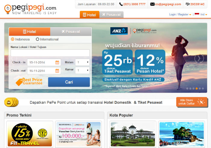 9 website booking tiket pesawat Indonesia