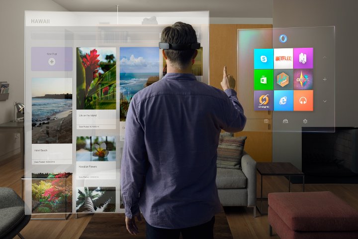 Holographic Windows 10