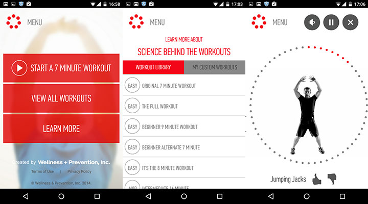 Ingin Olahraga 7 Menit Sehari Coba 2 Aplikasi Ini   Johnson 7 Minute Workout Screenshot 