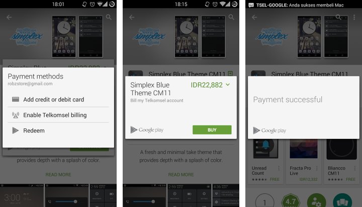 Belanja Google Play Store Pakai Kartu Halo Dari Telkomsel