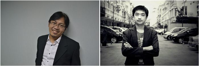 Kiri-Kanan: CEO Bukalapak Achmad Zaky dan CEO Tokopedia William Tanuwijaya