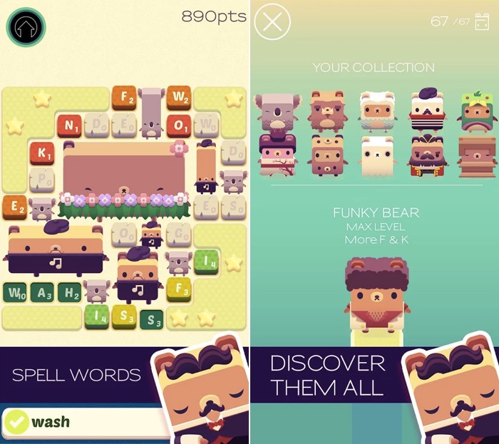 Eu sou funky bear. Alphabear.