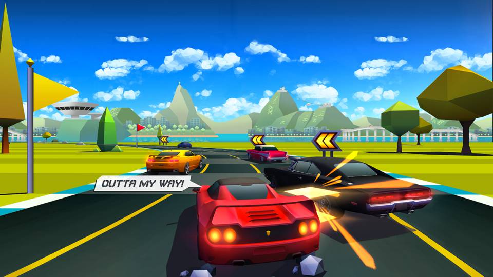 Horizon Chase Outta My Way | Screenshot