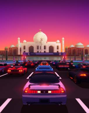 Horizon Chase Taj Mahal | Screenshot