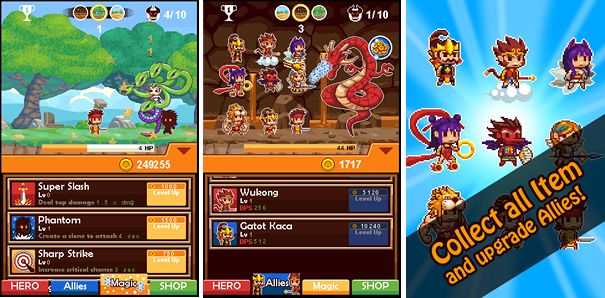 Game Clicker Konten Legenda Lokal Myth N Heros Rilis