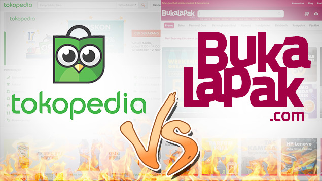 Tokopedia vs Bukalapak | Featured