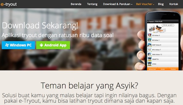 etryout kumpulan startup pendidikan indonesia
