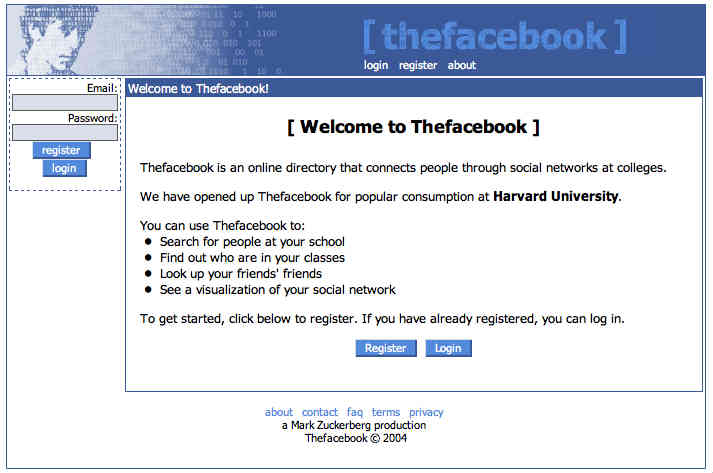 TheFacebook 2004