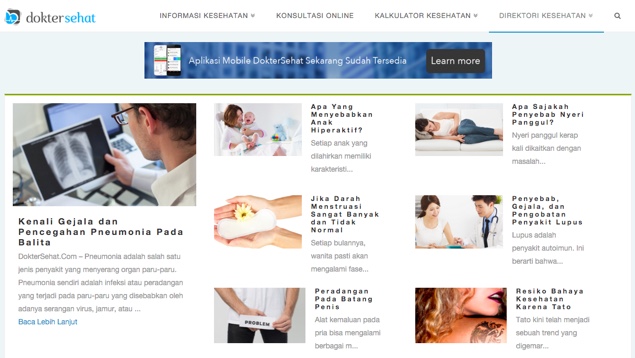 Mampukah DokterSehat Bersaing di Ranah Portal Kesehatan?