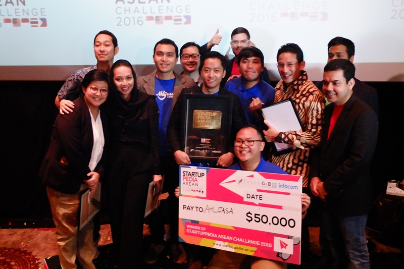 Ahlijasa Juara Startuppedia ASEAN Challenge 2016