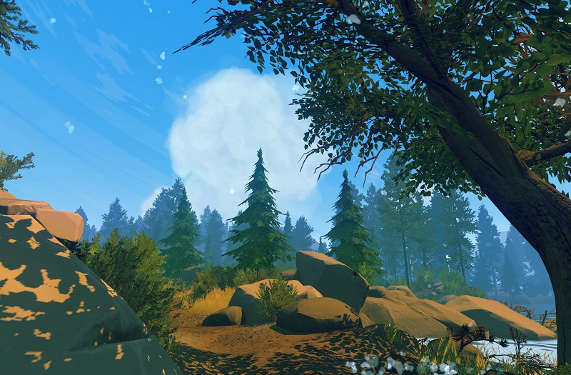 Исследовать пещеру firewatch