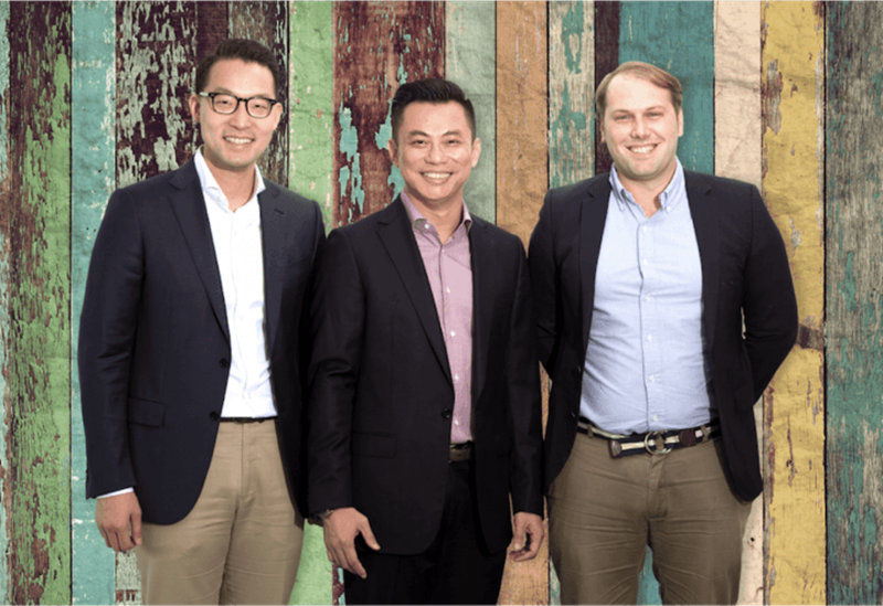 Managing partners Venturra Capital John Riady (kiri), Rudy Ramawy (tengah), dan Stefan Jung (kanan)