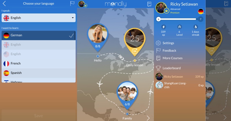Mondly, Belajar 29 Bahasa dalam Satu Aplikasi