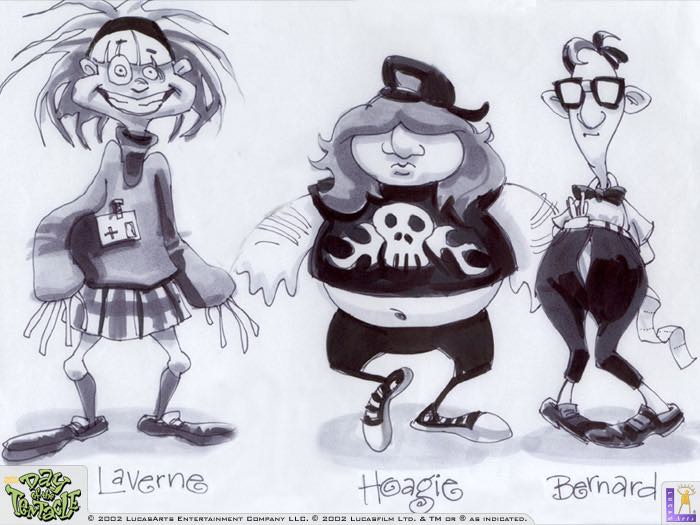 Day of the Tentacle | Concept Art