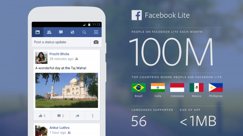 Rahasia Facebook Lite Raih 100 Juta Pengguna dalam 9 Bulan