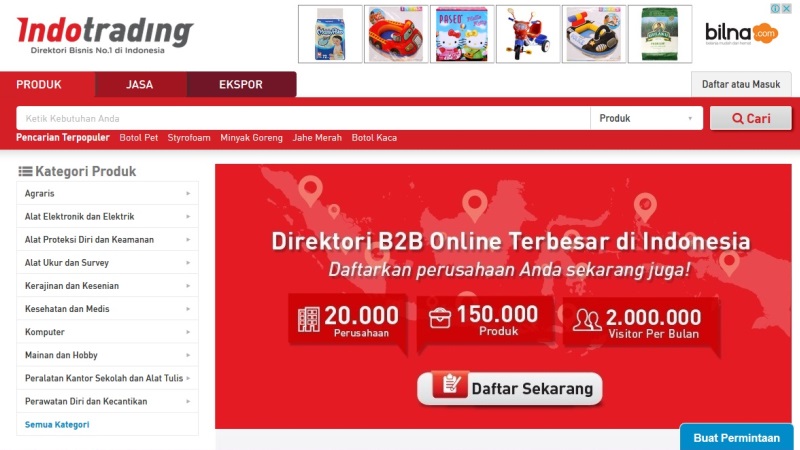 Kumpulan Toko Online Populer di Indonesia