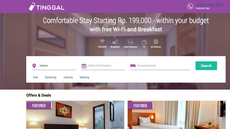 tinggal booking hotel murah