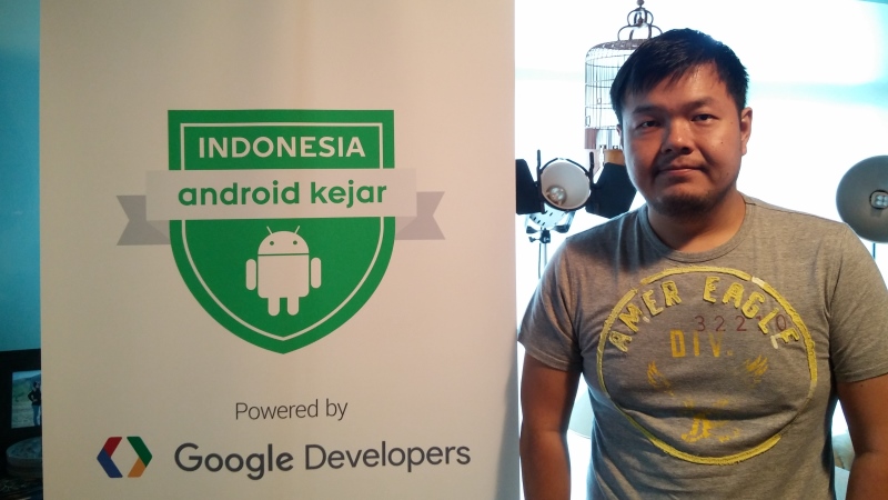 Andrew Kurniadi, salah seorang Google Developer Expert yang juga menjadi fasilitator program Indonesia Android Kejar