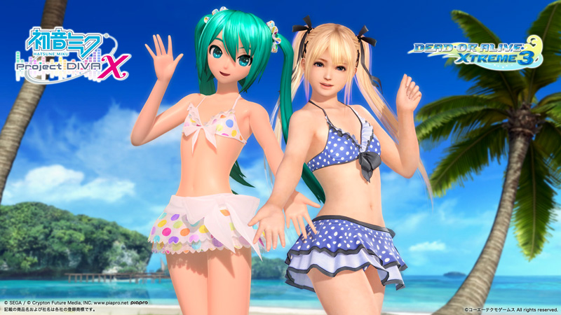 Dead or Alive Xtreme 3 X Hatsune Miku Project Diva X | Wallpaper