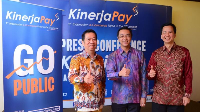 Frans Budi Pranata (CFO PT Kinerjapay Indonesia) Edwin Witarsa Ng (Chairman Kinerjapay Corp) Deny Rahardjo (CEO PT Kinerja Pay Indonesia)