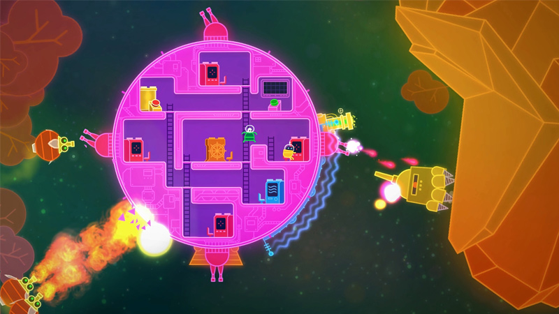 Lovers in a Dangerous Spacetime Game PC Bersama Anak | Screenshot