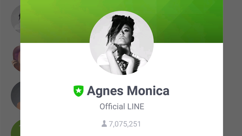 Agnes Monica LINE