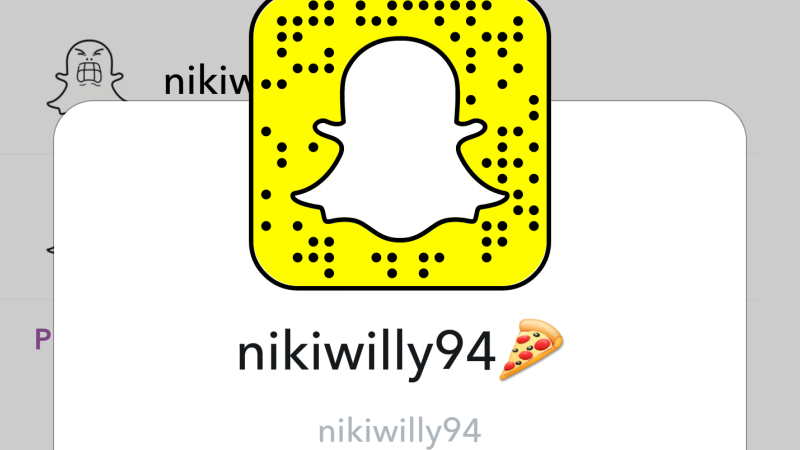 Akun Snapchat Nikita Willy | Screenshot