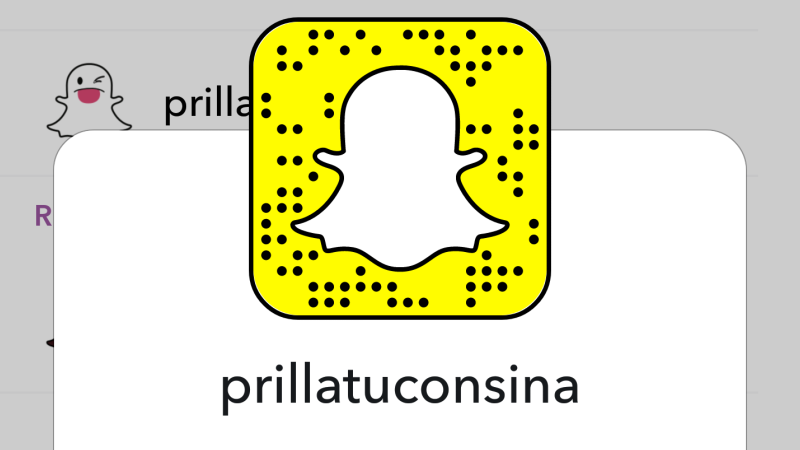 Akun Snapchat Prilly Latuconsina | Screenshot