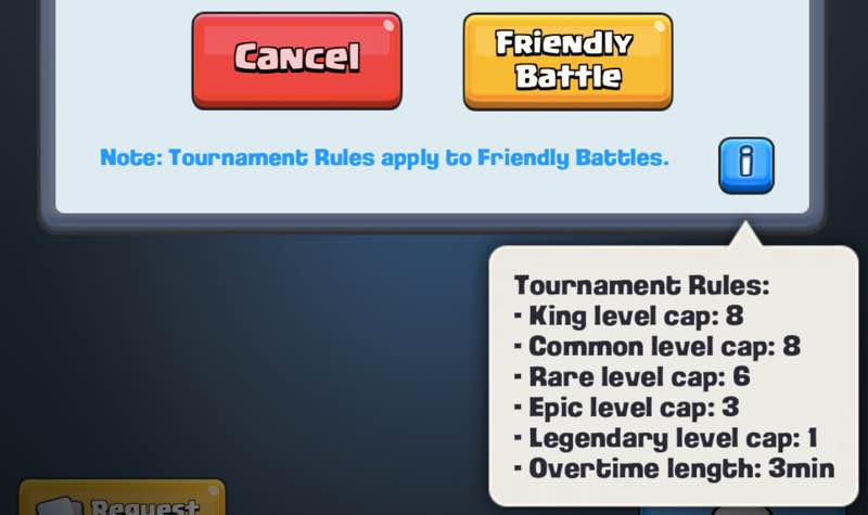 Clash Royale Tournament Rule | Screenshot