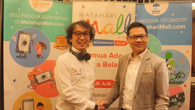 Hadi Wenas (CEO MatahariMall) dan Agus Benjamin (CEO LippoInsurance) | Foto