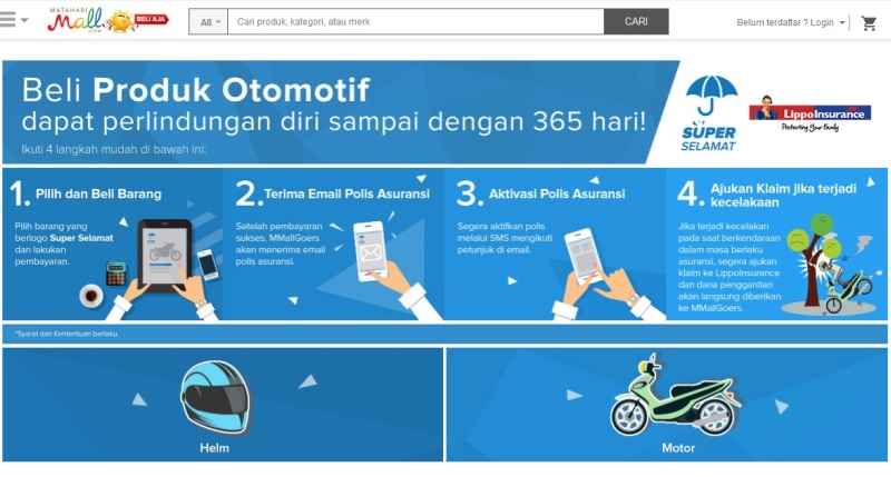 Layanan Super Selamat MatahariMall | Screenshot