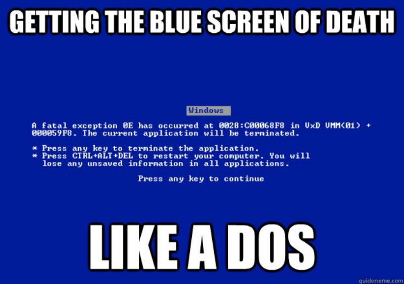 Panduan Merakit PC|Meme BSOD Like a DOS