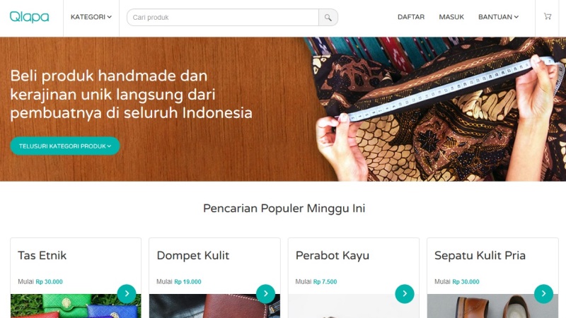 Situs E commerce untuk Beli Kerajinan  Tangan  Indonesia 