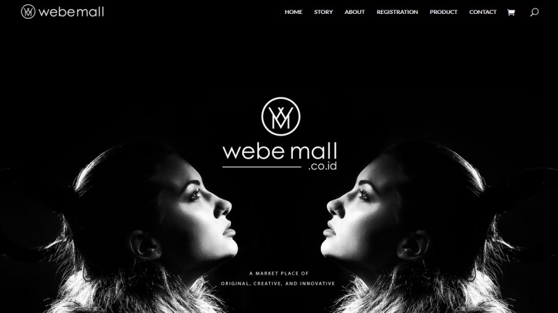 Tampilan Marketplace WebeMall | Screenshot