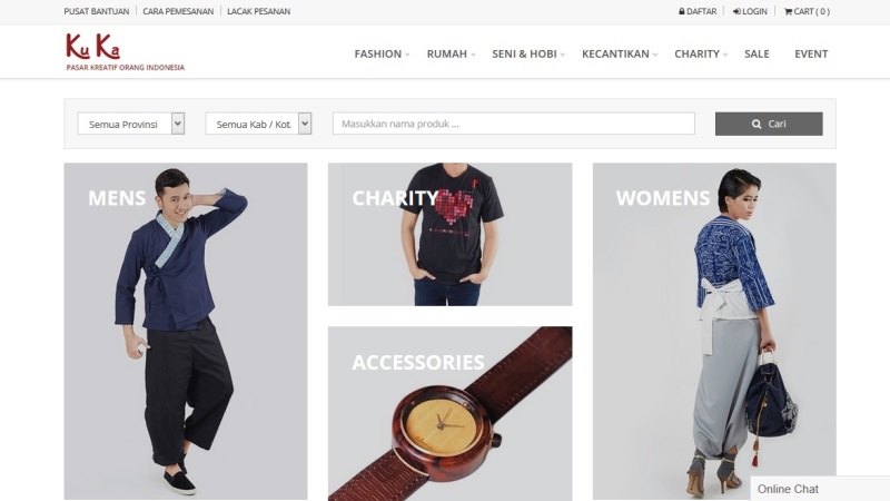  Situs  E commerce untuk Beli Kerajinan  Tangan  Indonesia 