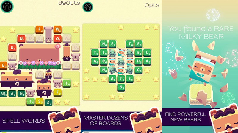 Google Play Award Pemenang 2016 Alphabear | Screenshot