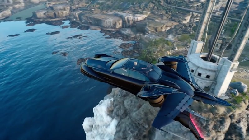 Final Fantasy XV Flying Car | Screenshot