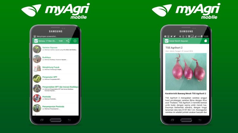 Tampilan Aplikasi MyAgri | Screenshot