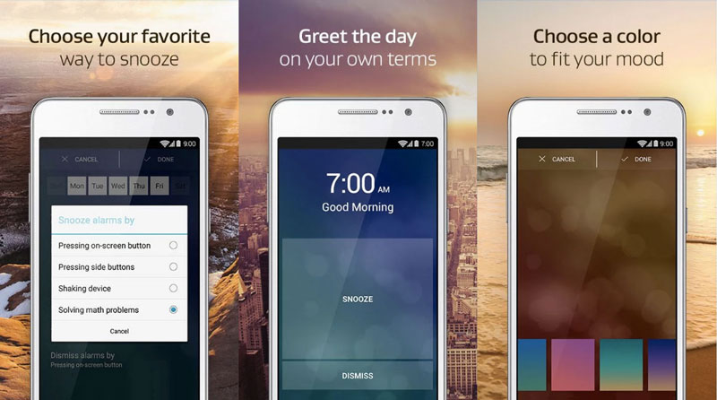 Tampilan aplikasi Alarm Clock Xtreme | Screenshot