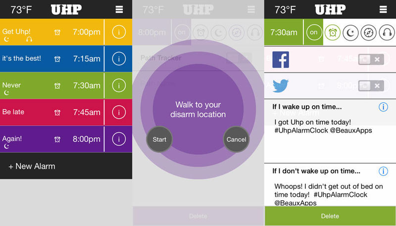 Tampilan aplikasi Uhp Alarm Clock | Screenshot