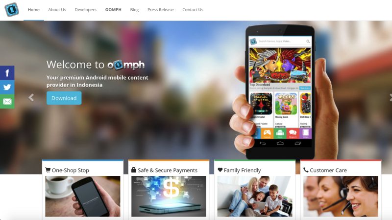 Toko Aplikasi Oomph | Screenshot