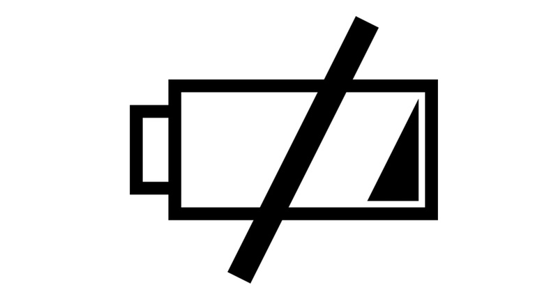 Low battery | logo
