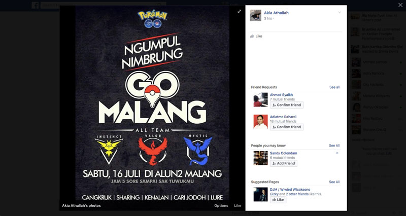 Meetup Pokemon Go Malang | Screenshot